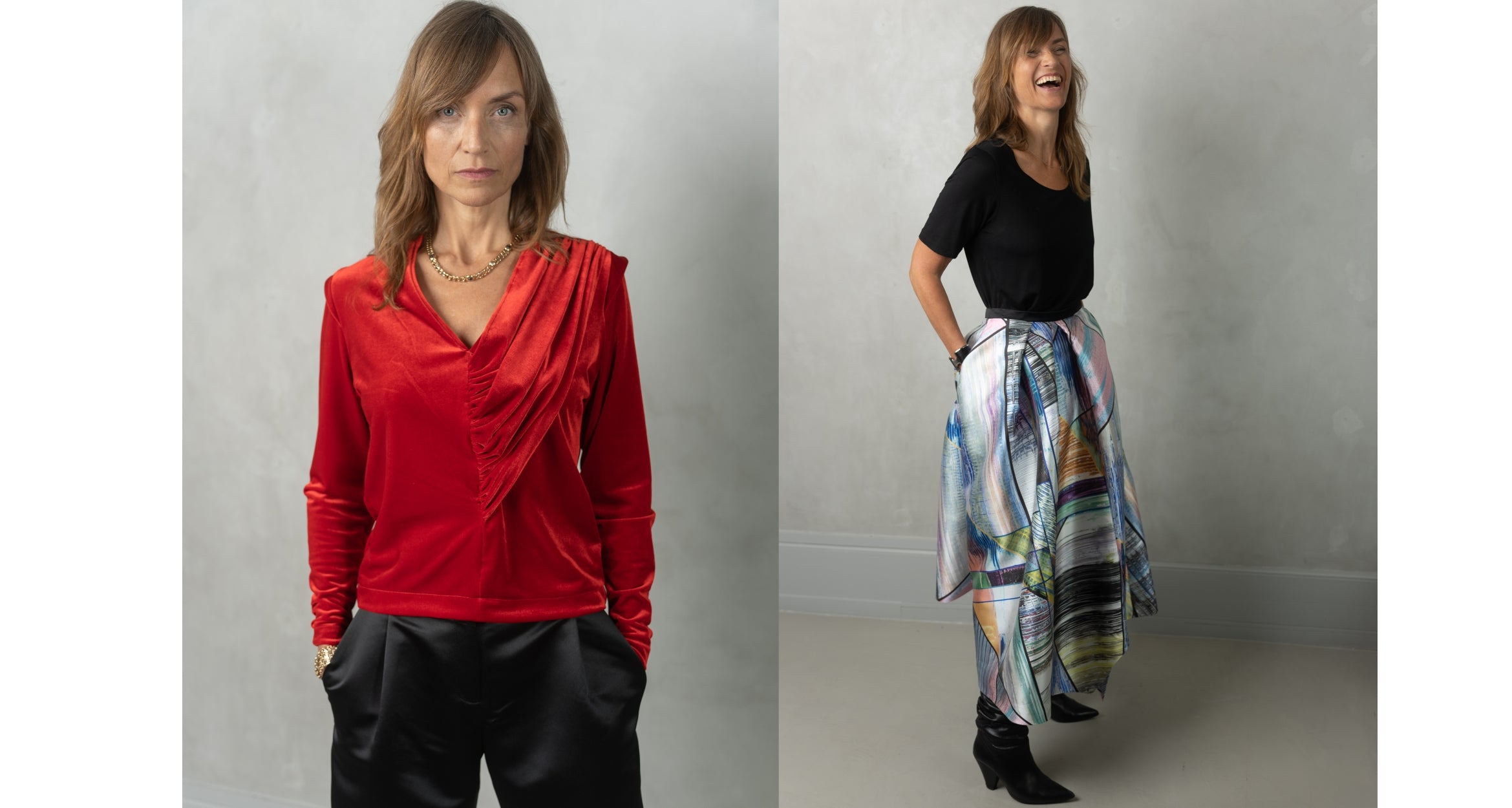Alek blouse and Alayan skirt