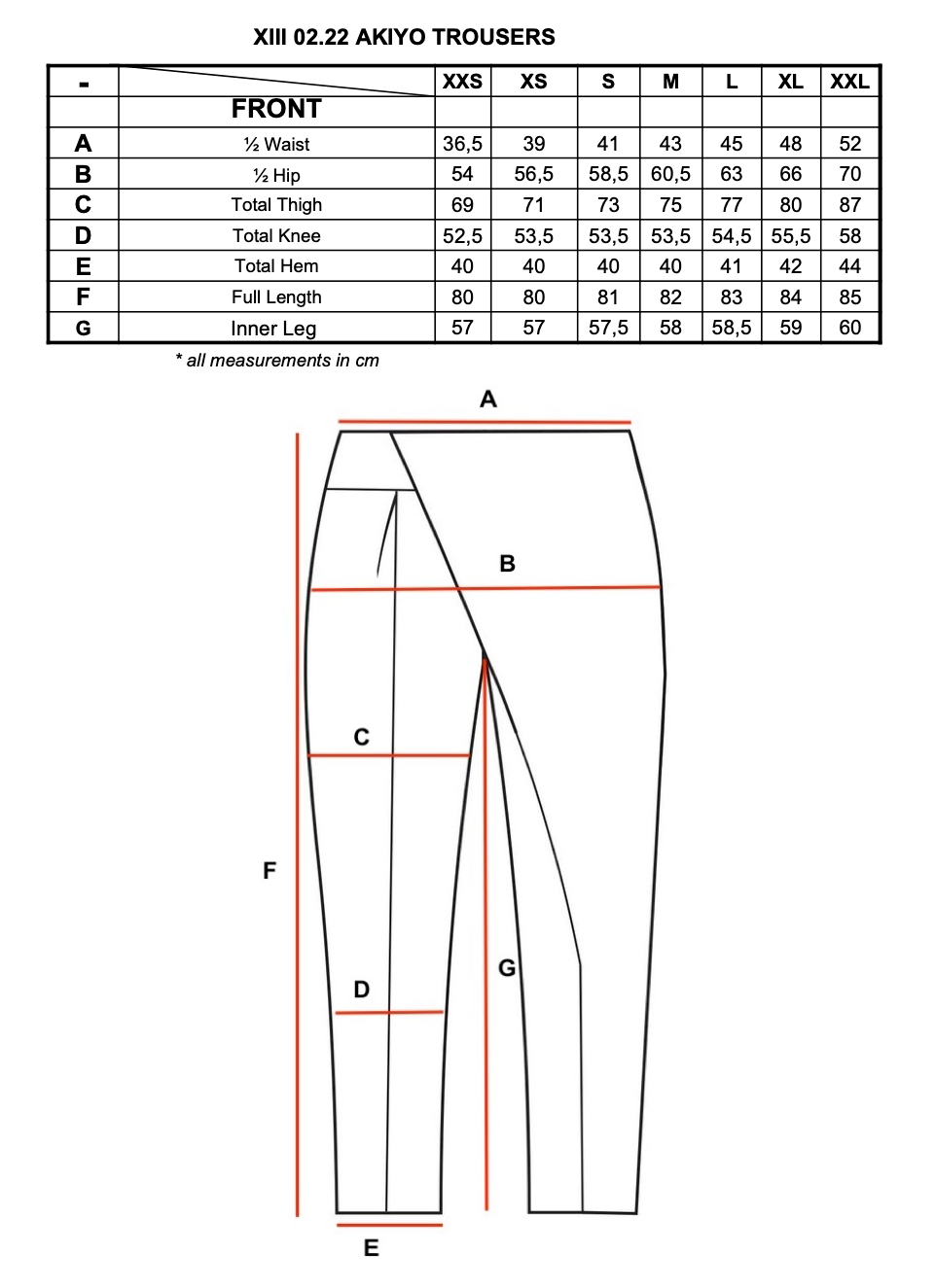 AKIYO trouser