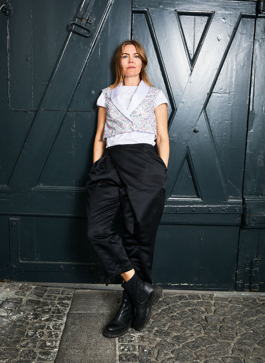 Woman wearing Alice top matched with